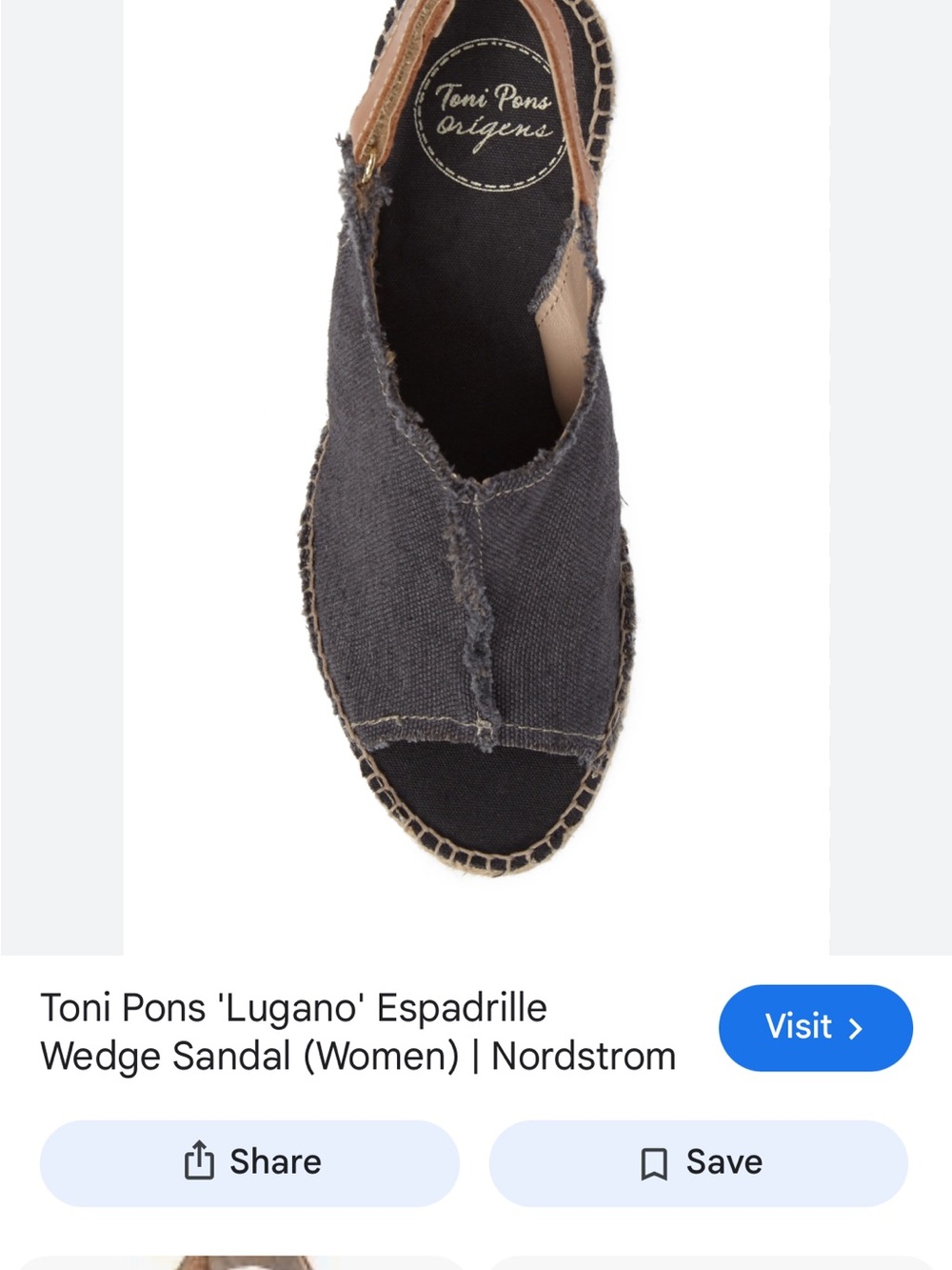 New pair Toni Pons 'Lugano' size 38